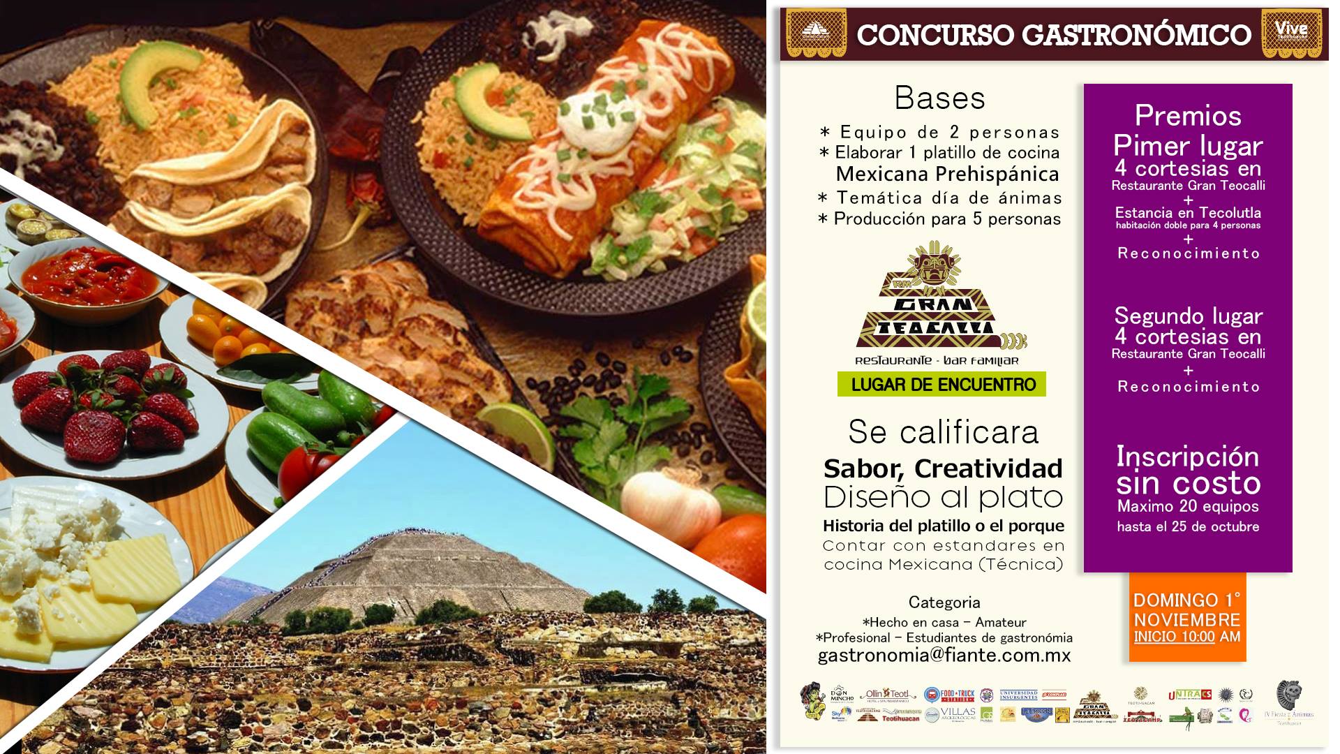 Concurso Gastronomico de Cocina Mexicana Prehispanica