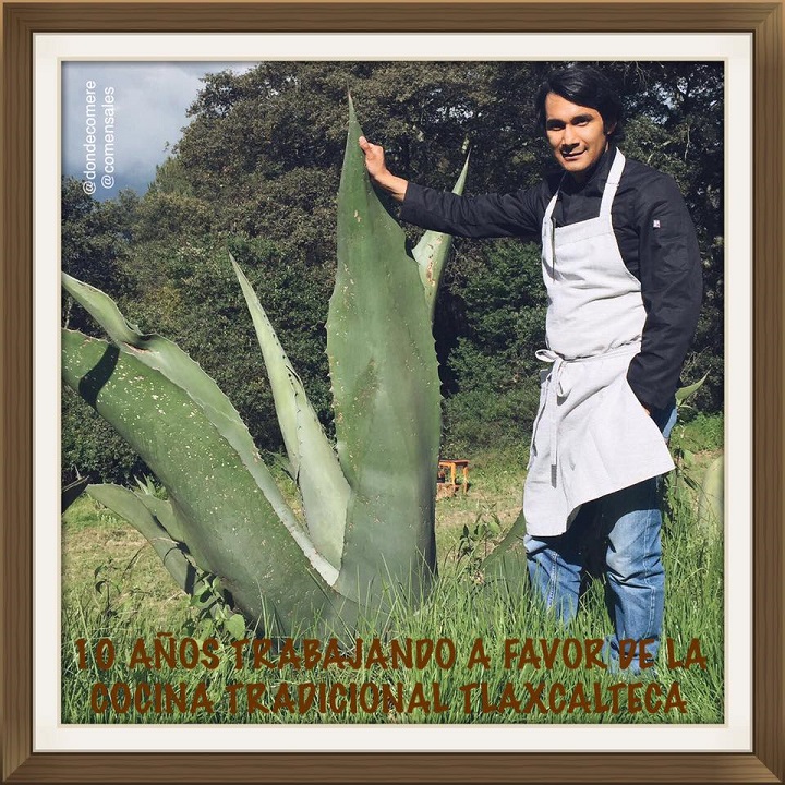 10 Años trabajando por la Cocina Tradicional Tlaxcalteca.  Irad Santacruz Arciniega
