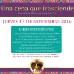 Una Cena que Trasciende. Evento a beneficio de las mujeres indígenas de Chiapas / Noviembre 2016 Monterrey.