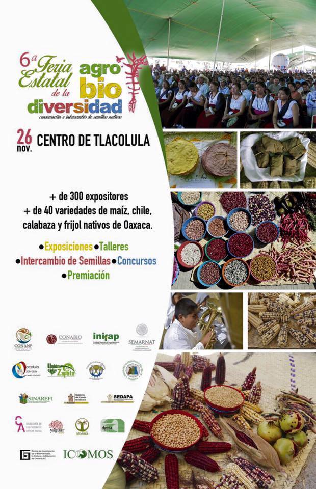 6ta Feria estatal de la agro biodiversidad, Tlacolula de Matamoros Oaxaca