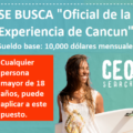 Puedes ganar 10,000 dólares mensuales por divertirte en Cancún. ¿Te animas?