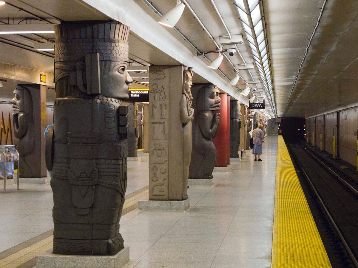#HidalgoMágico. La cultura mexicana prehispánica el metro de Toronto, On. Canada.