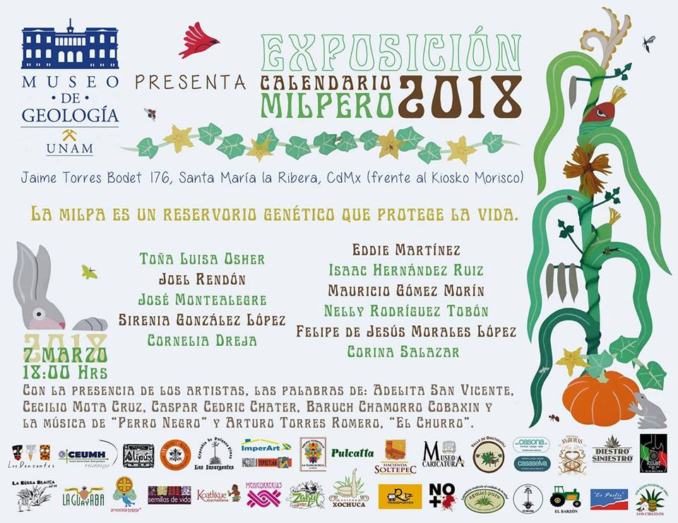 Asiste a la «Exposición Calendario Milpero 2018» CDMX