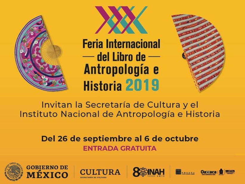 Feria Internacional del Libro de Antropología e Historia 2019