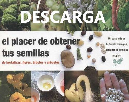 E-book «El placer de obtener tus semillas» como empezar un cultivo ecológico.