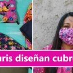 Mujeres rarámuris que diseñan y fabrican CUBREBOCAS artesanales, hacen envíos en México, Estados Unidos y Canadá